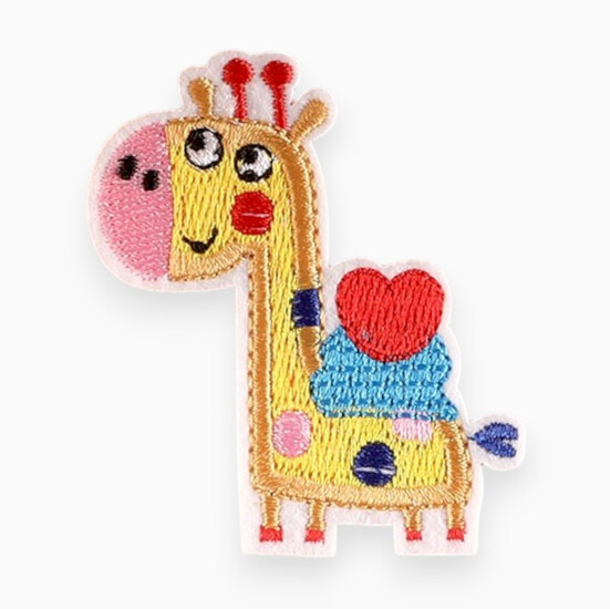 Аппликация Cheerful giraffe самоклеящаяся 6х5,5 см 1 шт. Желтый