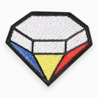 Термоаппликация Brilliant вышитая 4,7х5,5 см 1 шт. Разные цвета