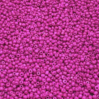 Бисер Натуральный 2 мм 50 г Маджента