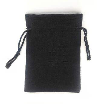 Подарочный мешочек из мешковины 10х13 см (+-5 мм) 1 шт. Черный