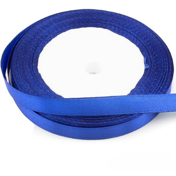 Лента атласная 1 см Электрик 1 рулон +-23 м