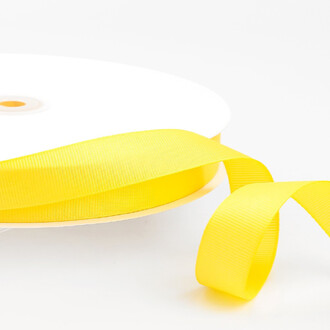Лента репсовая 1 см +-91 м 1 шт. Желтый