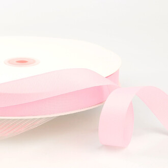 Лента репсовая 1 см +-91 м 1 шт. Розовый светлый