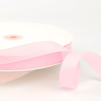 Лента репсовая 1 см +-91 м 1 шт. Розовый светлый