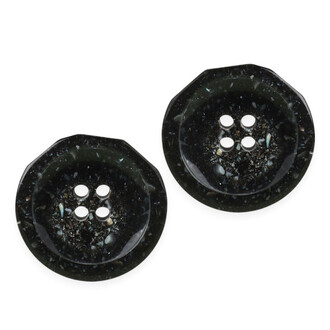 Пуговица Granite LuxFabric 4 отв. пластик 22,5 мм 1 шт. Черный