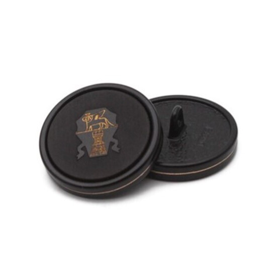 Пуговица Golden Tripod LuxFabric на ножке металл 18 мм 1 шт. Черный