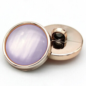 Пуговица Рearly LuxFabric на ножке пластик 21 мм 1 шт. Сиреневый
