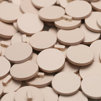 Пуговица Круглая LuxFabric на ножке пластик 18 мм 1 шт. Розовый светлый