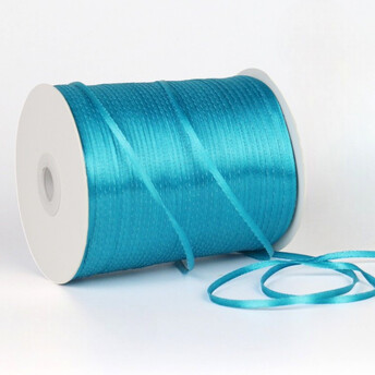 Лента атласная 0,7 см +-548 м 1 шт. Голубой темный