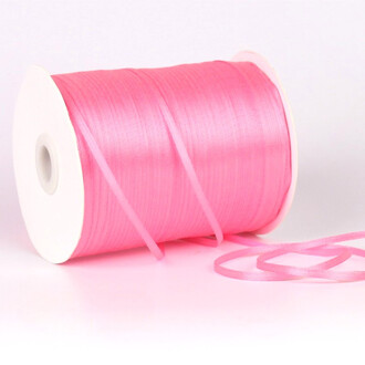 Лента атласная 0,7 см +-548 м 1 шт. Розовый яркий
