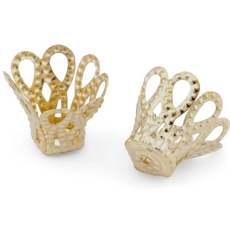 Обниматель для бусин Галилео +-50 шт. 11х15 мм Золотистый