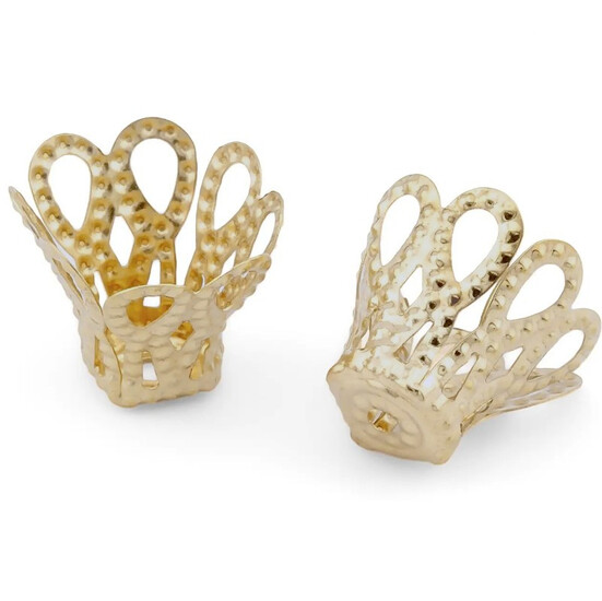 Обниматель для бусин Галилео +-50 шт. 11х15 мм Золотистый