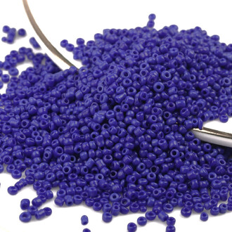 Бисер Натуральный 2 мм 50 г Электрик