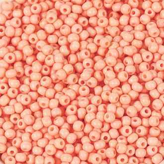 Бисер Натуральный 2 мм 50 г Персиково-розовый