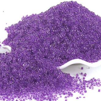 Бисер Прокрашенный 2 мм 50 г Фиолетовый
