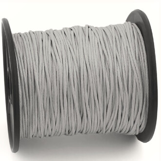 Шнур вощеный 1 мм +-90 м Серый