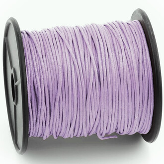 Шнур вощеный 1 мм +-90 м Сиреневый