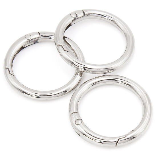 Кольцо карабин круглое 48х4,8 мм Ø 37 мм Платина