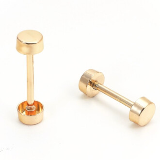 Штанга ручкодержатель 38х10 мм Ø 25 мм 1 шт. Золотистый