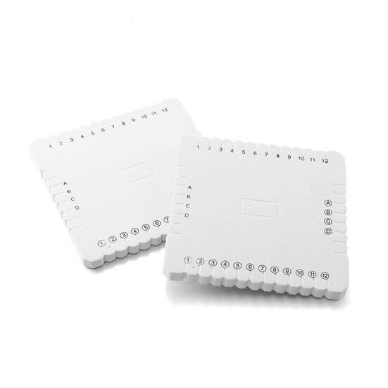 Набор Кумихимо для плетения Круглый + Квадратный 32/12 делений 100х10 мм Белый