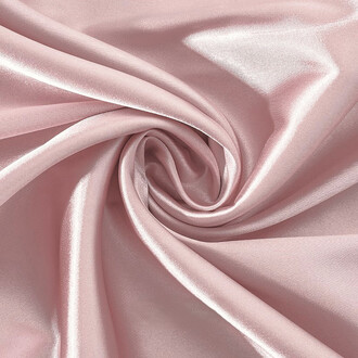 Ткань атлас LuxFabric 115 г/м² 1,5 м 1 м Пудровый