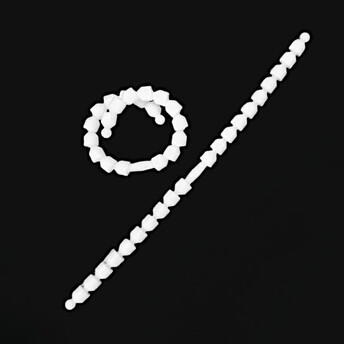 Каркас для лап игрушек гибкий Скелет для кукол и мишек 22 см 1 шт. Белый