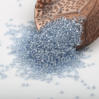 Бисер Парчовый 2 мм 50 г Небесный