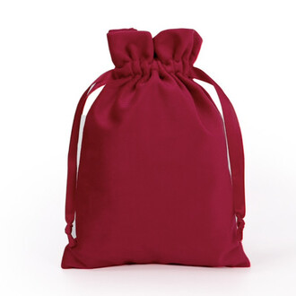 Подарочный мешочек из велюра 10х15 см (+-5 мм) 1 шт. Бордовый