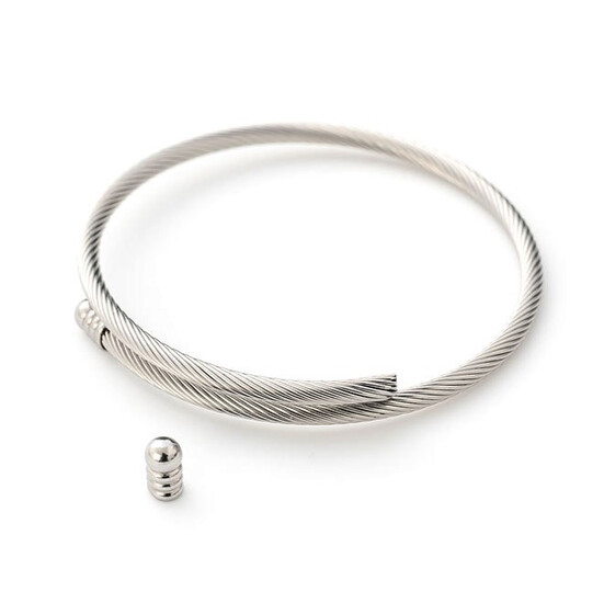 Основа для браслета из нержавеющей стали 3 мм 16/20 см 1 шт.