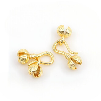 Замок Spello медный 18К позолота 20х7 мм 1 шт. Золото