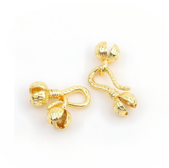 Замок Spello медный 18К позолота 20х7 мм 1 шт. Золото