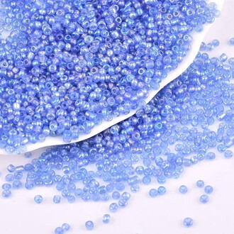 Бисер Бензиновый 2 мм 50 г Синий