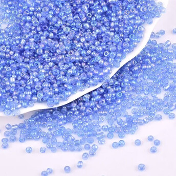 Бисер Бензиновый 2 мм 50 г Синий