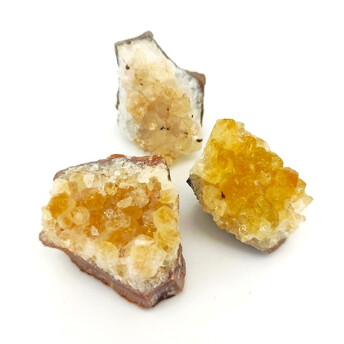 Цитрин друза сувенирный камень 10-20 г 1 шт.