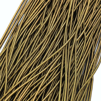 Канитель гладкая глянцевая 1 мм 5 г Латунь темная