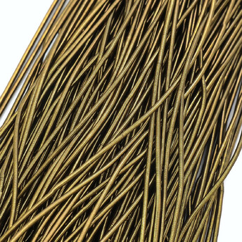 Канитель гладкая глянцевая 1 мм 5 г Латунь темная