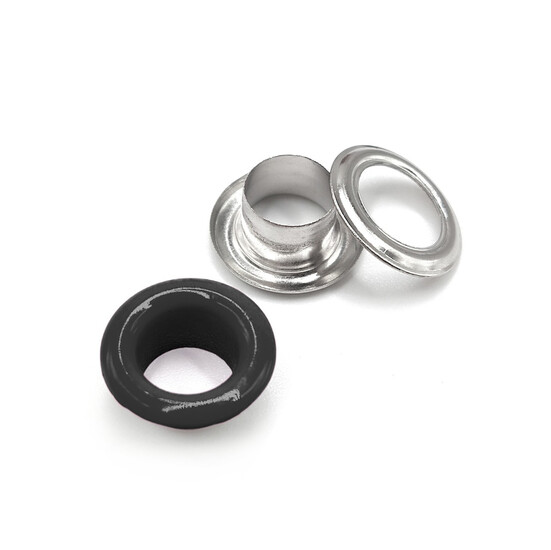 Люверсы заклепка+шайба 6 мм Ø 3 мм 50 шт. Черный