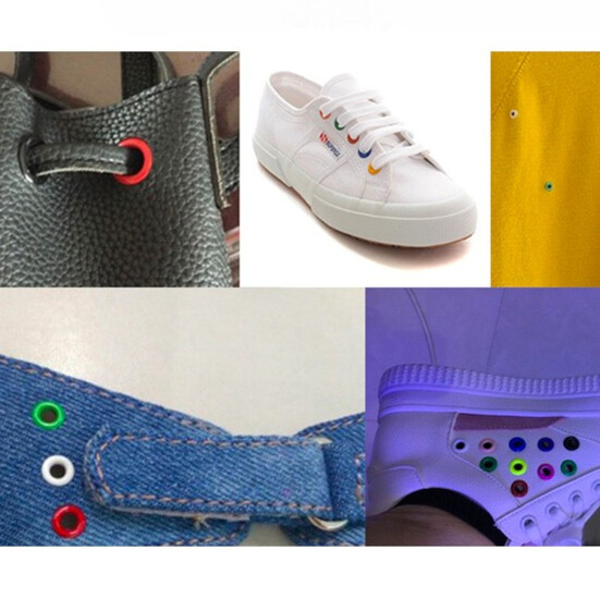 Люверсы заклепка+шайба 6 мм Ø 3 мм 50 шт. Черный