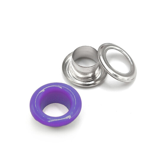 Люверсы заклепка+шайба 6 мм Ø 3 мм 50 шт. Фиолетовый