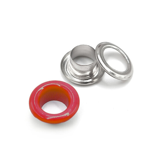 Люверсы заклепка+шайба 6 мм Ø 3 мм 50 шт. Красный