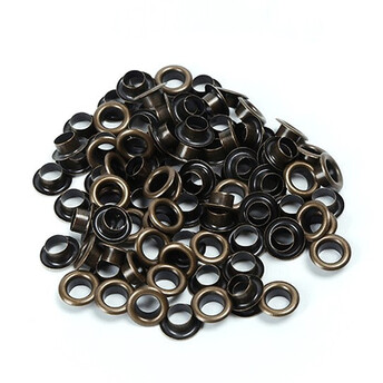 Люверсы заклепка+шайба 6 мм Ø 3 мм 50 шт. Бронзовый