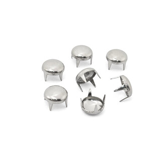 Заклепки Грибовидные декоративные 2 мм 100 шт. Платина