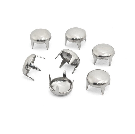 Заклепки Грибовидные декоративные 3 мм 50 шт. Платина