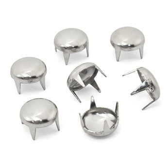 Заклепки Грибовидные декоративные 5 мм 30 шт. Платина