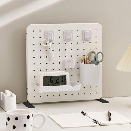 Крючок на органайзер Pegboard/Пегборд для рукоделия 4х2,5х3 см 5 шт. Серый