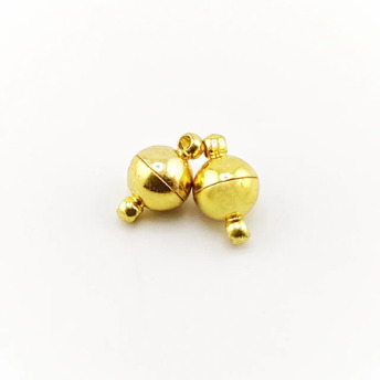 Замок магнитный Шар 6 мм 1 шт. Золотистый яркий