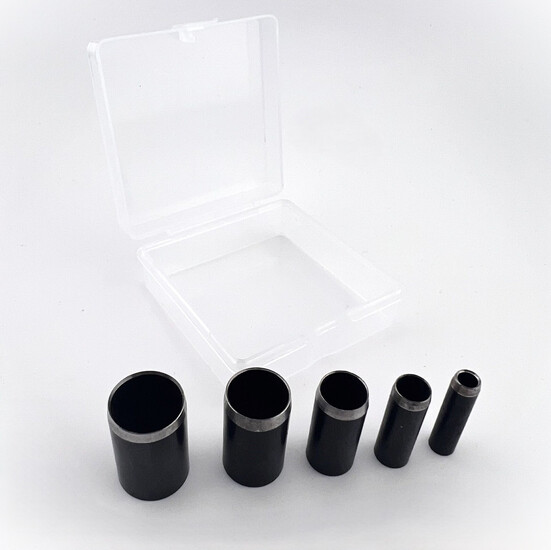 Пробойники просечка в коробке круглая перфорация 4/6/9/12/14 мм 5 шт. Черный