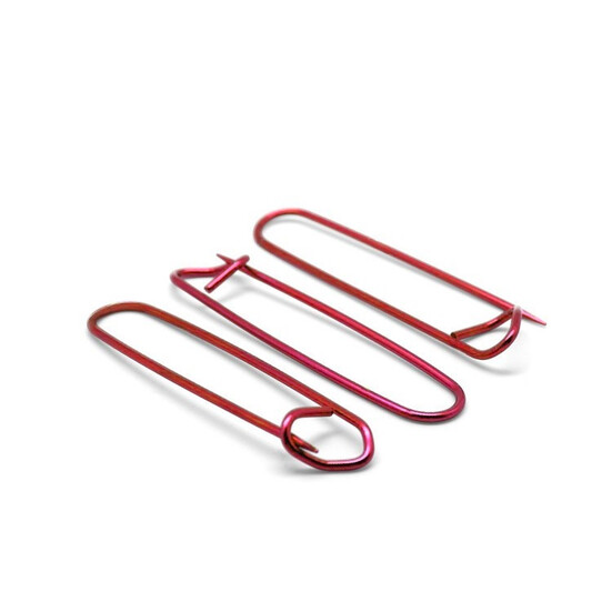 Шпилька булавка вязальная 6х1,9 см 1 шт. Красный