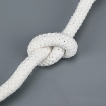 Шнур хлопковый прошивной с сердечником 6 мм 1 м Натуральный
