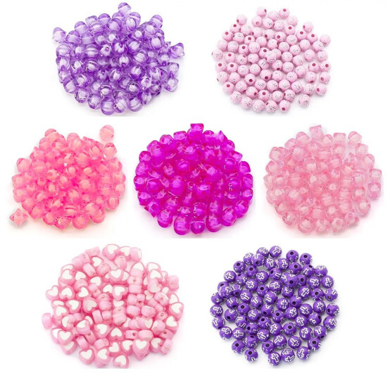 Набор для изготовления украшений №8 17х10х2 см 15 ячеек ±146 г (±660 шт.)